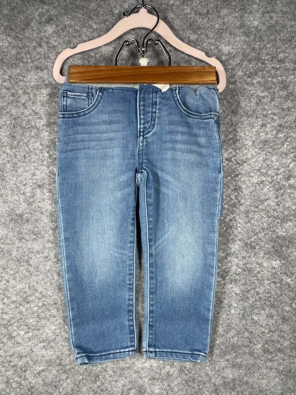 Gap My First Easy Slim Jeans Size 18-24 Months Blue Pull-On Denim